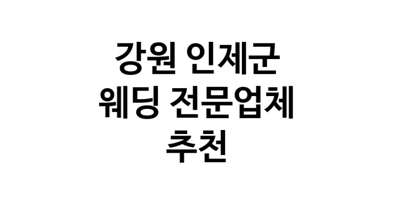 예식장 전문업체 추천 강원 인제군 우수업체 웨딩홀 스드메 웨딩촬영 호텔웨딩 스몰웨딩 웨딩드레스 웨딩스튜디오