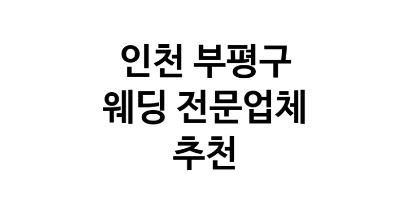 예식장 추천 인천 부평구 웨딩홀 스드메 웨딩촬영 호텔웨딩 스몰웨딩 웨딩드레스 웨딩스튜디오