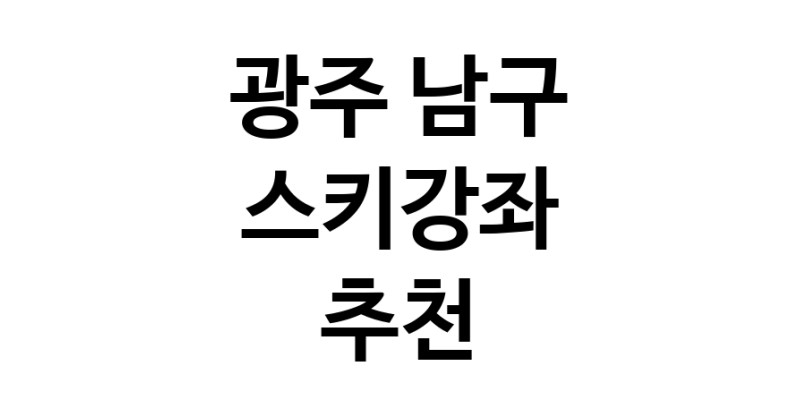 광주 남구 스키강습추천업체 스키강좌 실내스키장