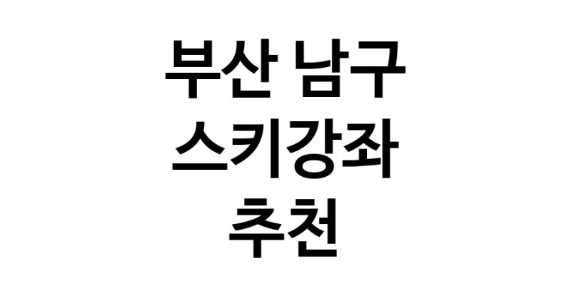 스키강습 부산 남구 우수업체 스키강좌 실내스키장